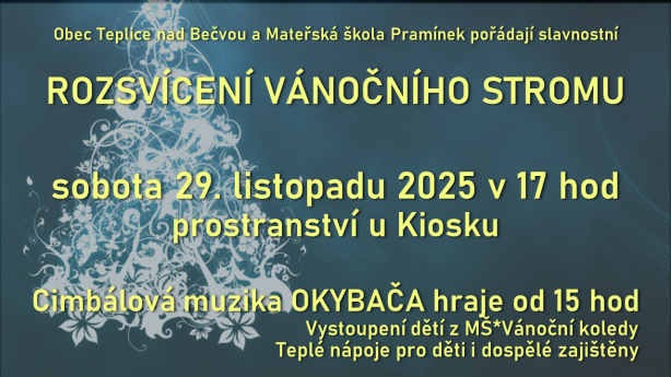 Rozsvícení vánočního stromku